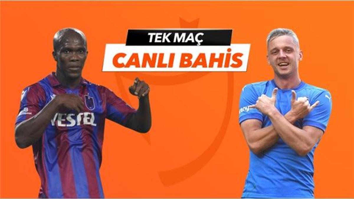 Trabzonspor - Erzurumspor Tek Maç ve Canlı Bahis seçenekleriyle Misli.com’da