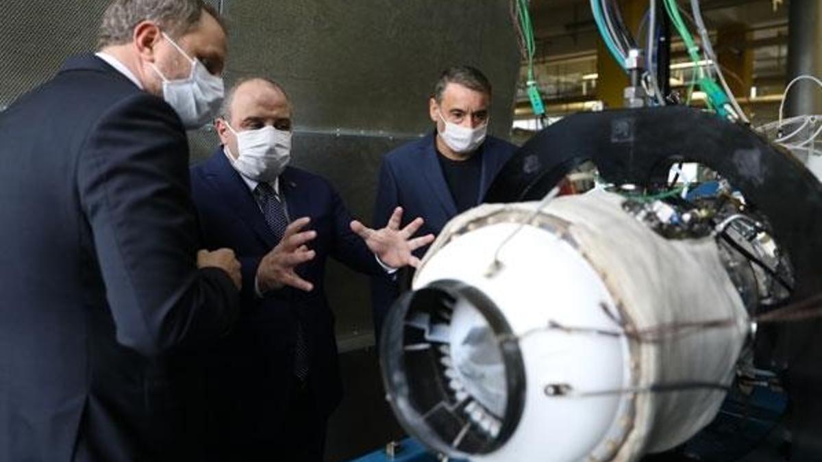 Milli Turbojet Motoru test edildi! Bakan Varank bilgi verdi
