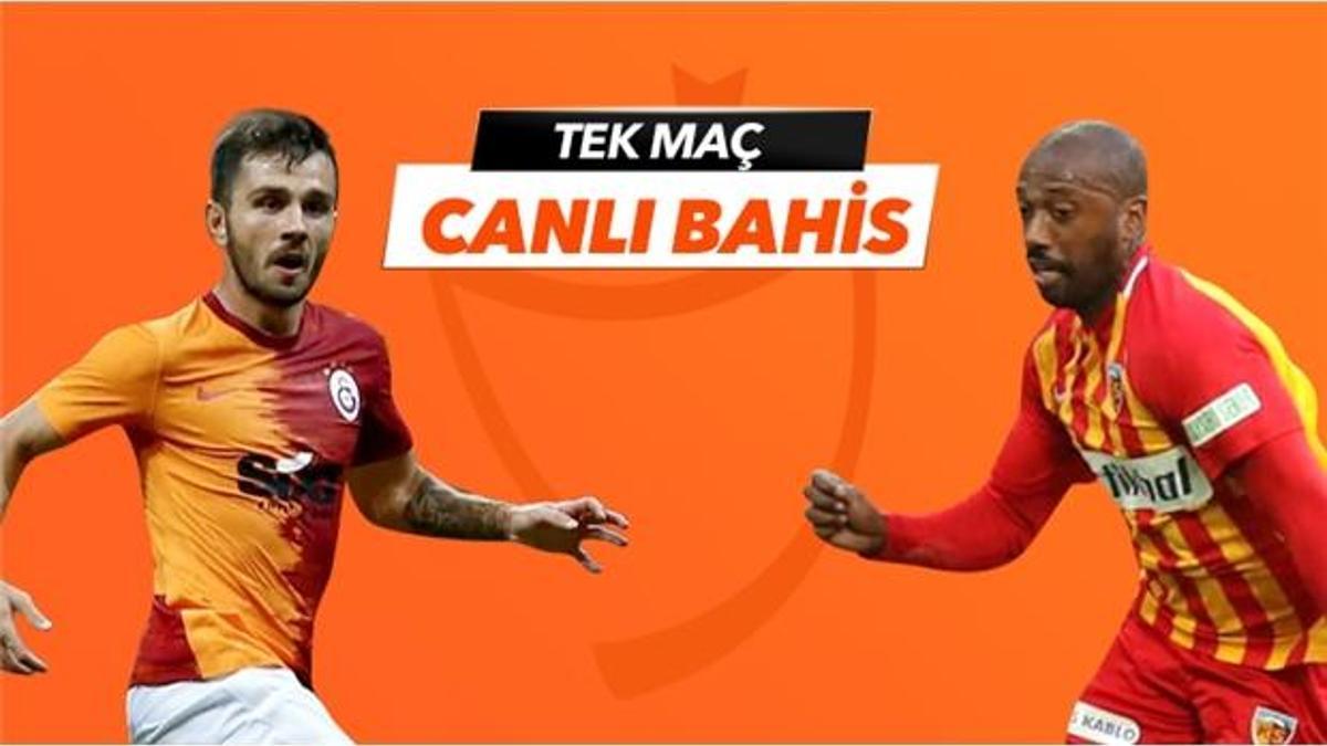 Galatasaray - Kayserispor maçı Canlı Bahis seçenekleriyle Misli.com’da
