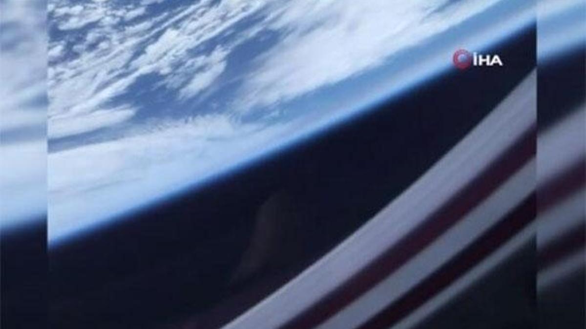 SpaceX’in astronotu yörüngeden Dünya’yı görüntüledi