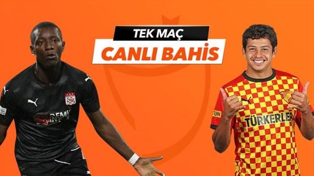 Sivasspor - Göztepe maçı Tek Maç ve Canlı Bahis seçenekleriyle Misli.com’da