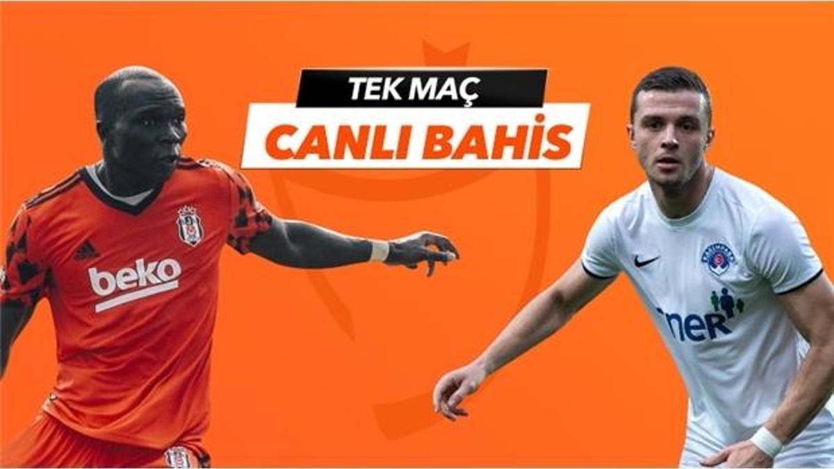 Beşiktaş - Kasımpaşa heyecanı Tek Maç ve Canlı Bahis seçenekleriyle Misli.com’da