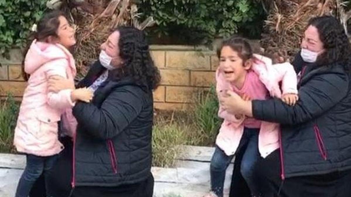 4 yıl sonra kızına kavuştu! Annesini tanımadı