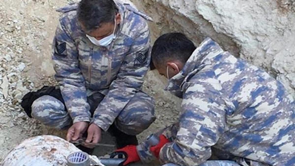 Yerin 5 metre altında tespit edildi! MK-84 tipi 1 tonluk bomba...