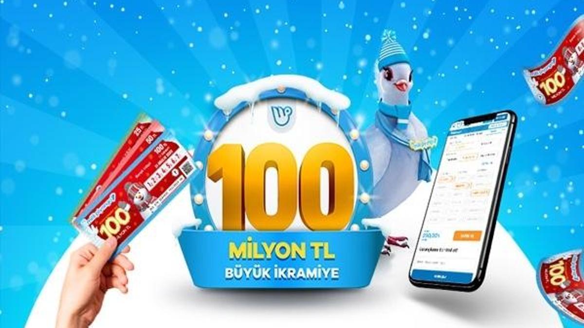 Milli Piyango yılbaşı büyük ikramiyesi 100 milyon TL! Biletler hem bayilerde hem online platformda...