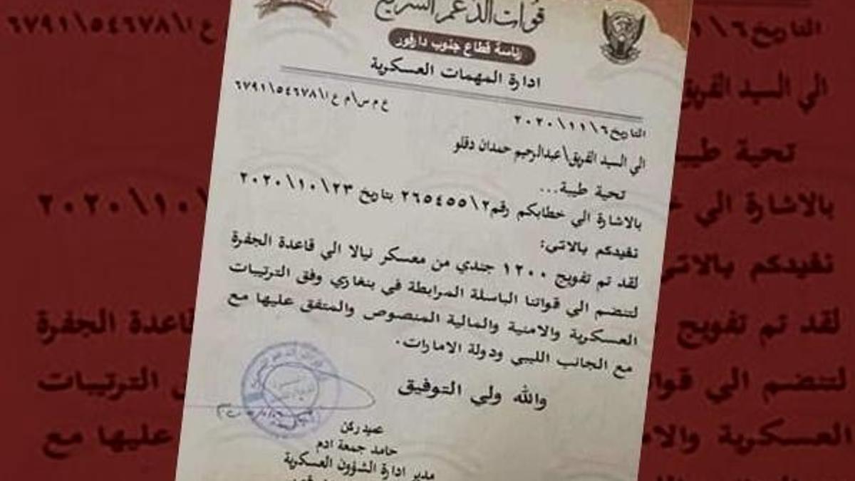 Libya'daki gizli pazarlığı ortaya çıkaran mektup!
