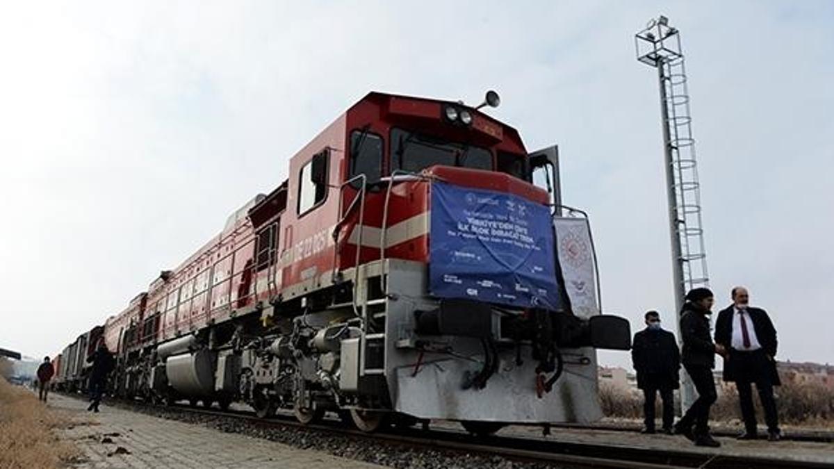 Türkiye-Çin ihracat treni, Kars'a ulaştı
