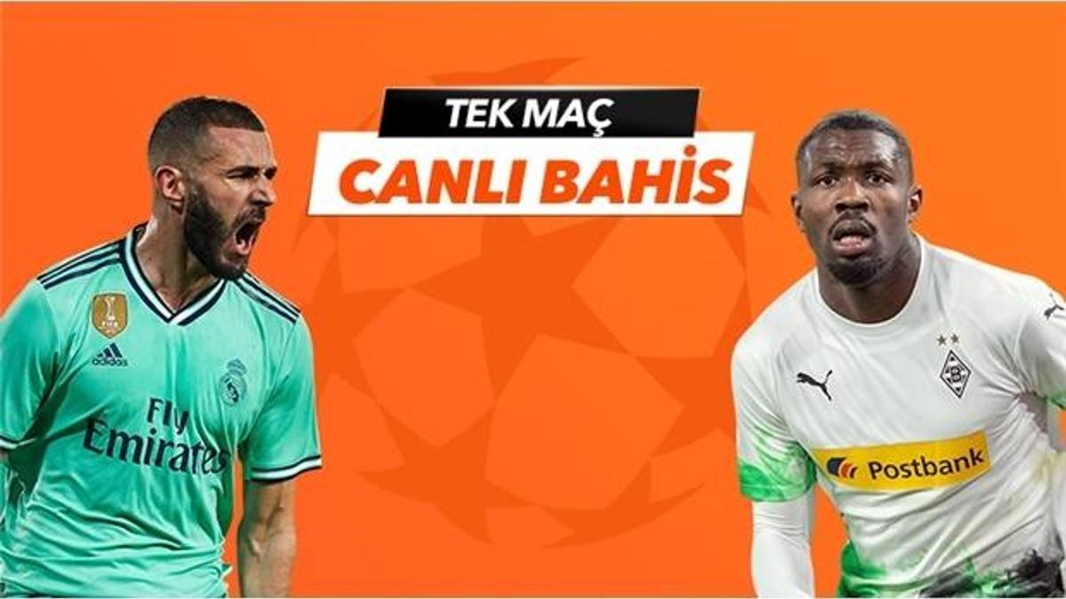 Real Madrid – Borussia Monchengladbach Tek Maç ve Canlı Bahis seçenekleriyle Misli.com’da