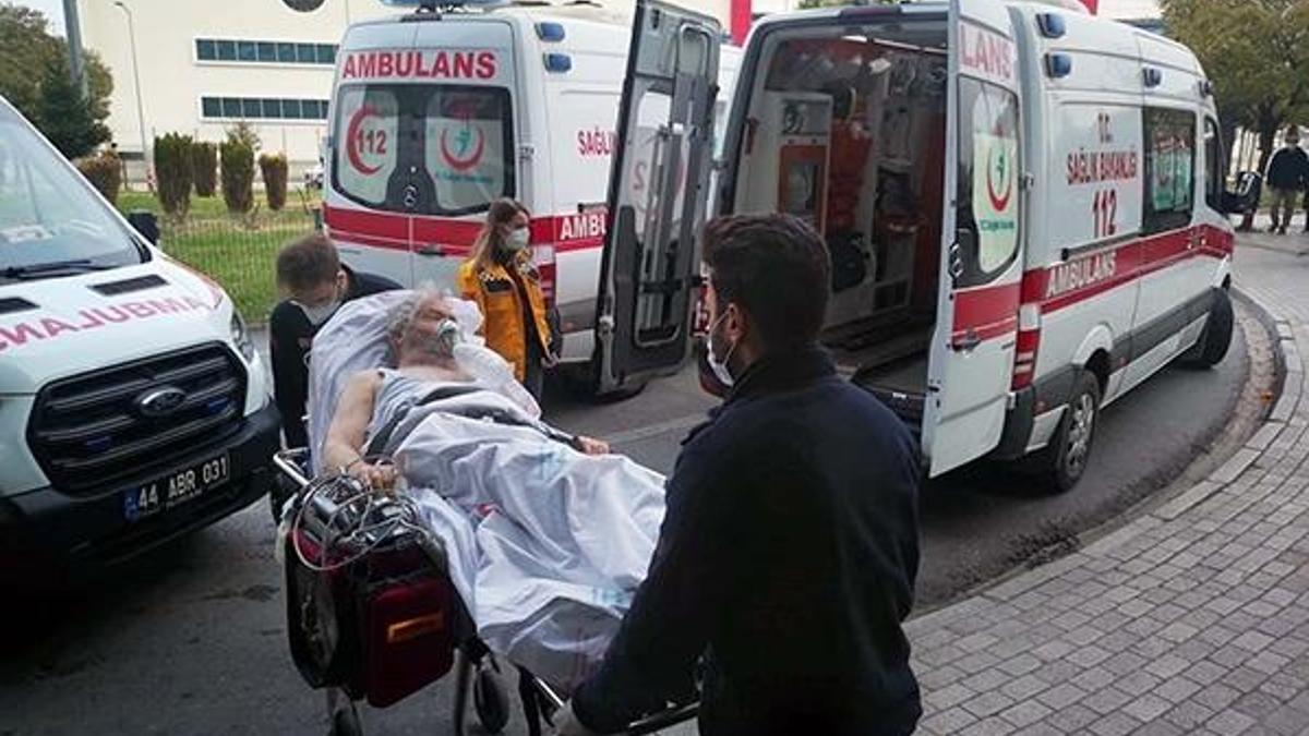Malatya  Eğitim ve Araştırma Hastanesi'nde korkutan yangın