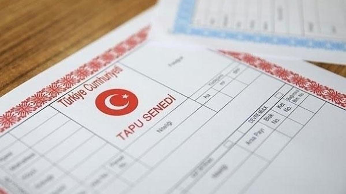 Flaş tapu açıklaması! 30 gün içerisinde...