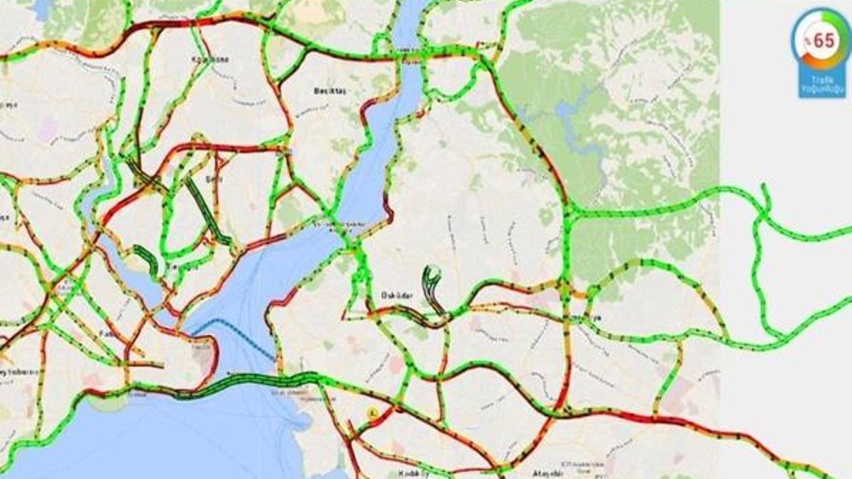 Trafik durumu nasıl? İstanbul’da trafik yoğun mu? Avrasya Tüneli, köprüler ve ana arterlerde trafik durumu…