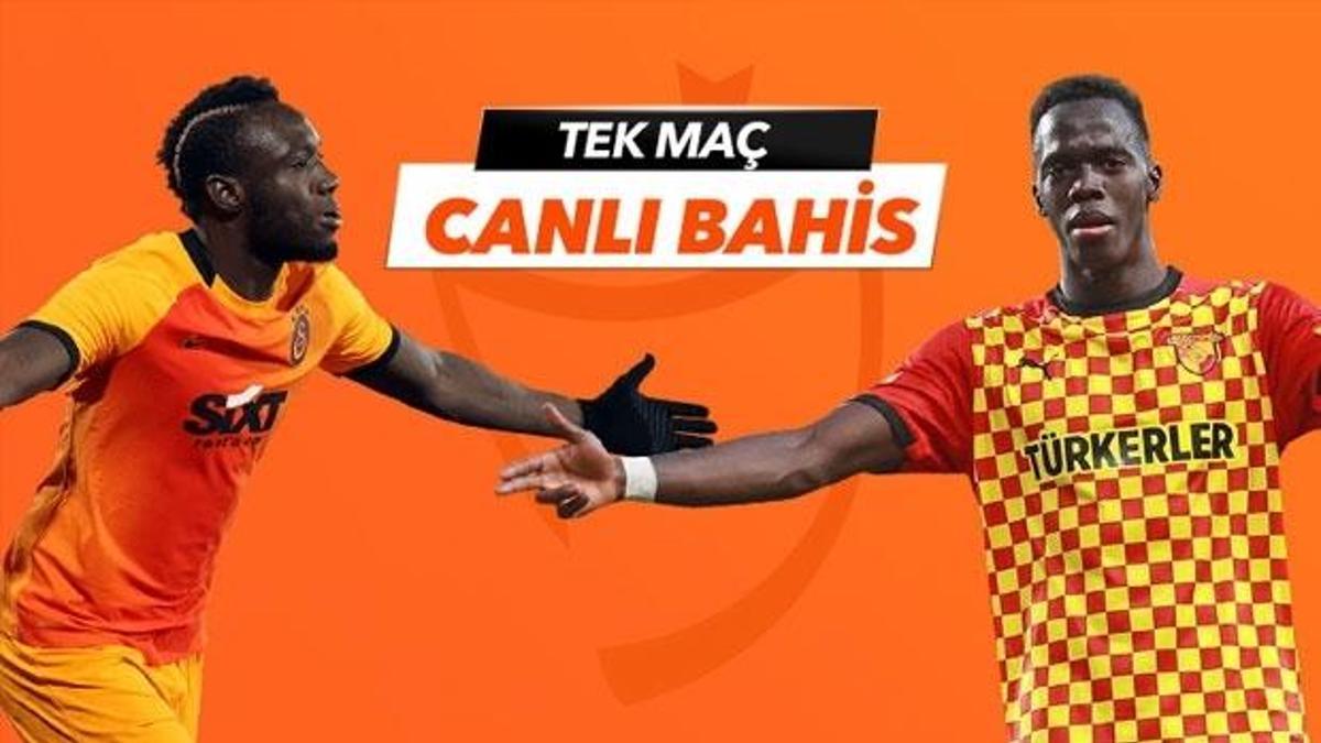 Galatasaray - Göztepe maçı Tek Maç ve Canlı Bahis seçenekleriyle Misli.com’da
