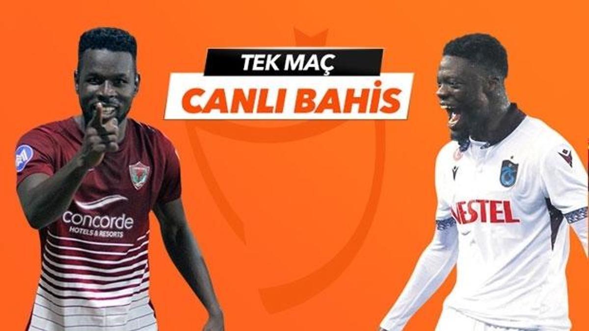 Hatayspor - Trabzonspor maçı Tek Maç ve Canlı Bahis seçenekleriyle Misli.com’da