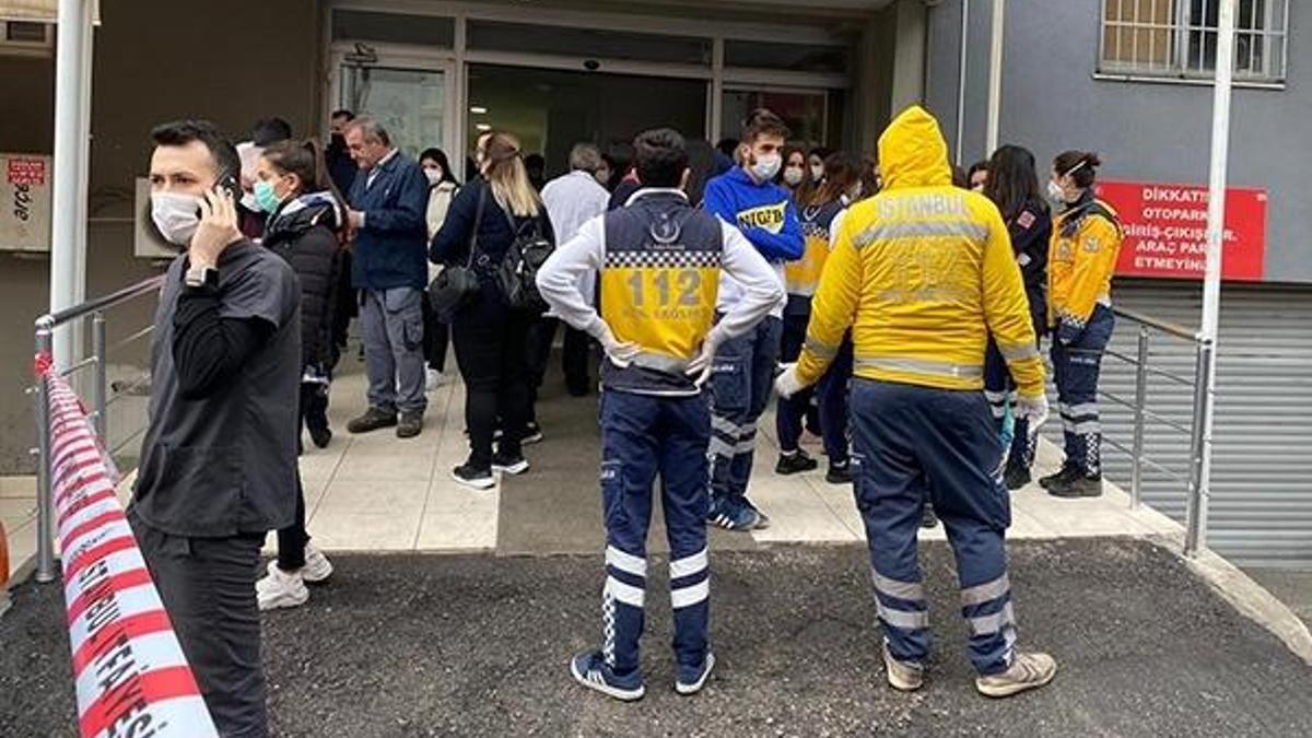 İstanbul'da özel hastanede yangın!