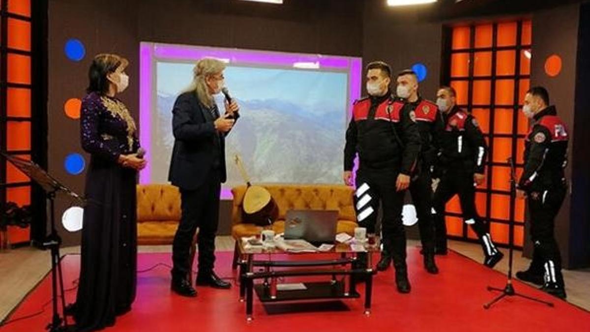 Canlı yayındaki ihbar ekipleri alarma geçirdi!