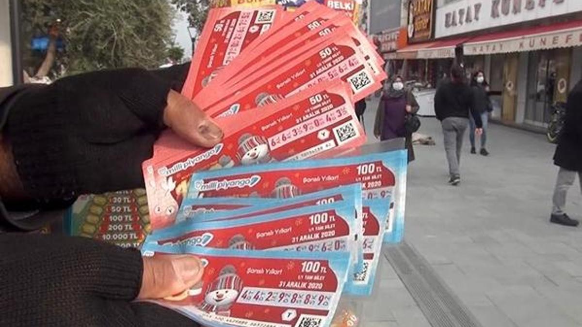 Hatay’da Milli Piyango biletlerine yoğun ilgi!