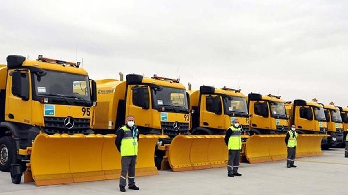 İstanbul Havalimanı'nda kış hazırlıkları tamamlandı