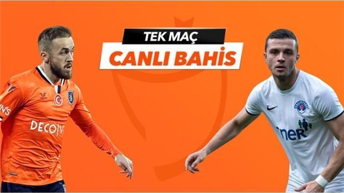 Başakşehir - Kasımpaşa maçı Tek Maç ve Canlı Bahis seçenekleriyle Misli.com’da