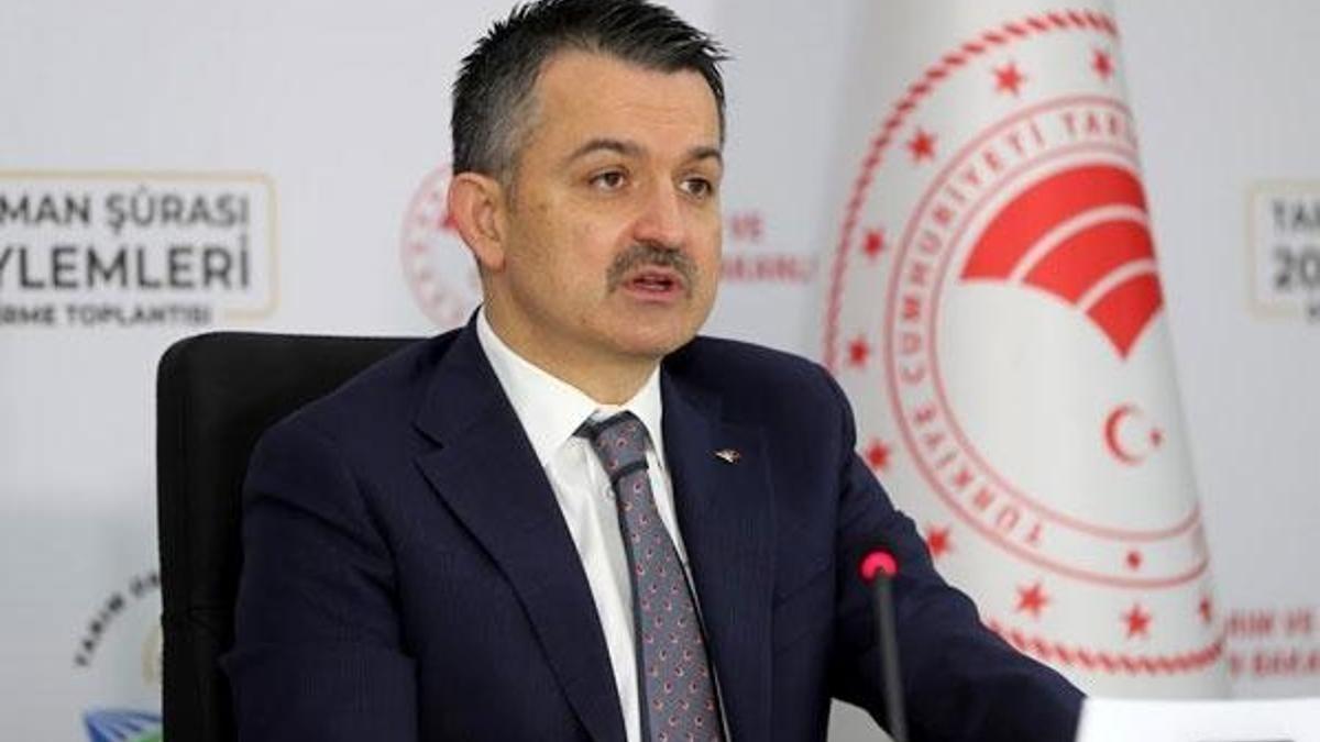 Bakan Pakdemirli: 2020'de birçok üründe Cumhuriyet tarihinin rekor üretimlerine ulaştık