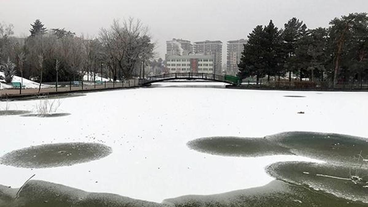 Muş'ta soğuk hava hayatı olumsuz etkiliyor! Yüzeyler buzla kaplandı...