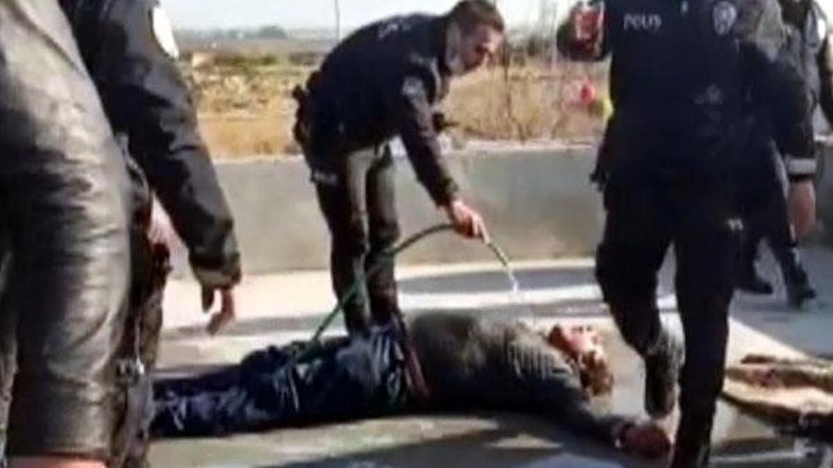 Mersin'de dehşet anları! Çocuklarının evini basıp kendini yaktı...
