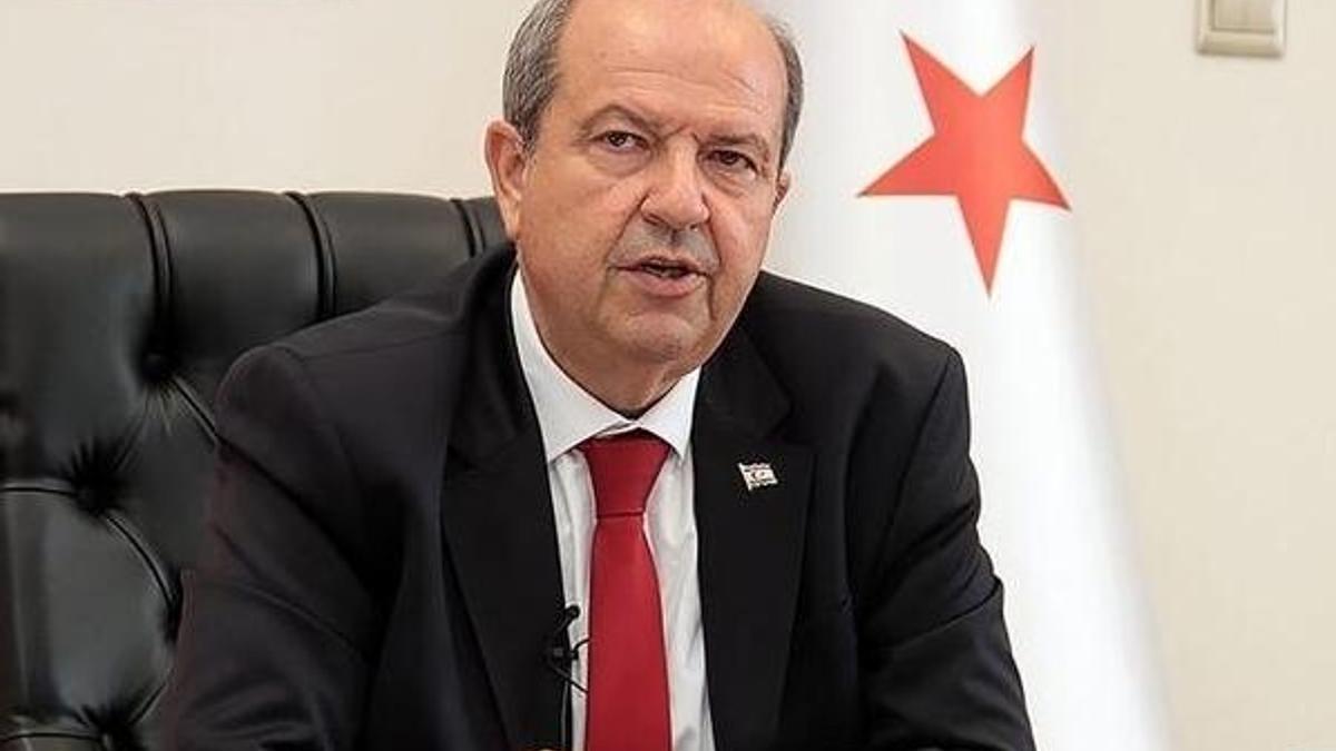 KKTC lideri Tatar'dan Anastasiadis'e çağrı: Hayaller peşinde koşma