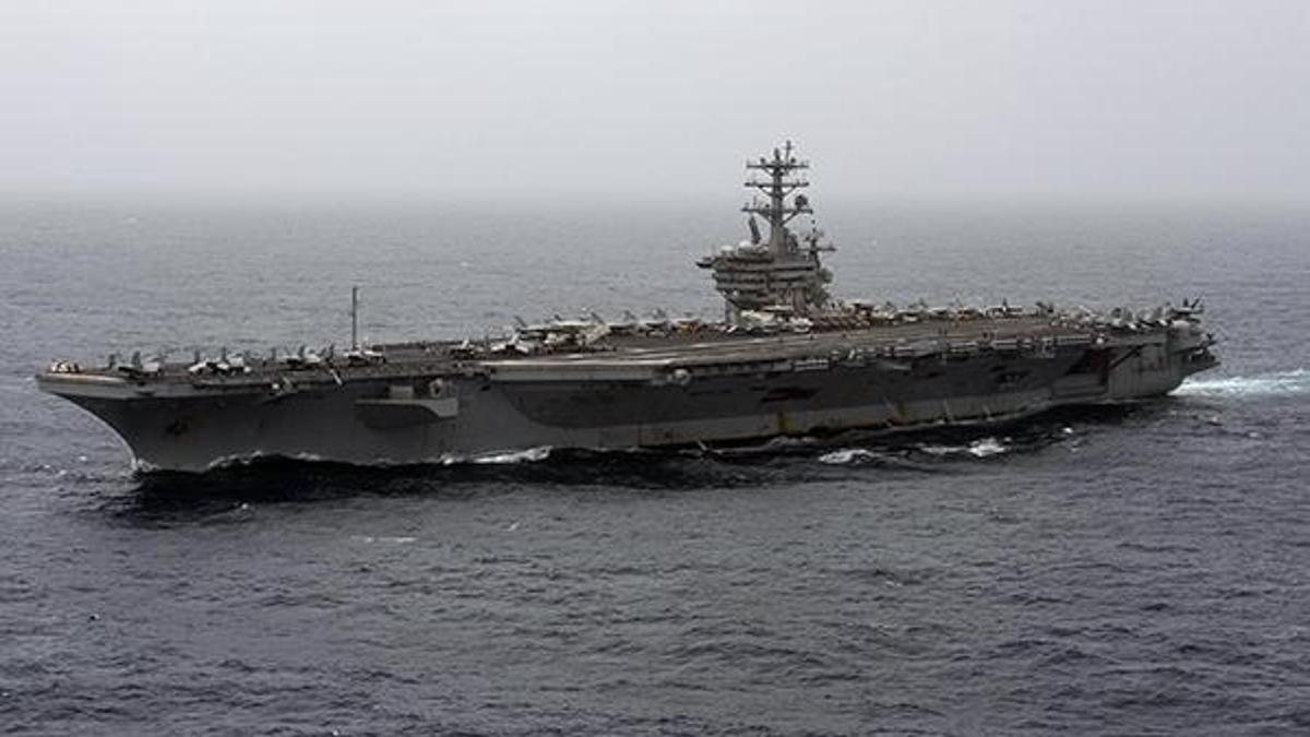 ABD "USS Nimitz" uçak gemisinin Orta Doğu'da kalmasına karar verdi