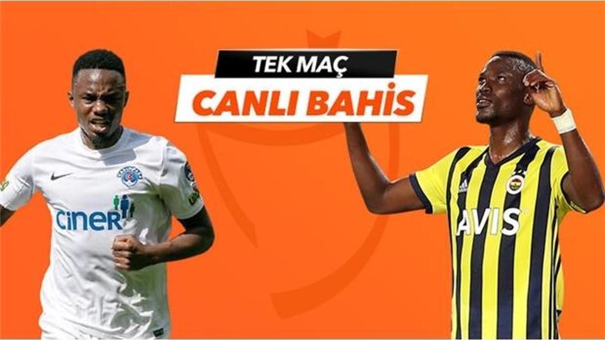 Kasımpaşa - Fenerbahçe maçı Tek Maç ve Canlı Bahis seçenekleriyle Misli.com’da