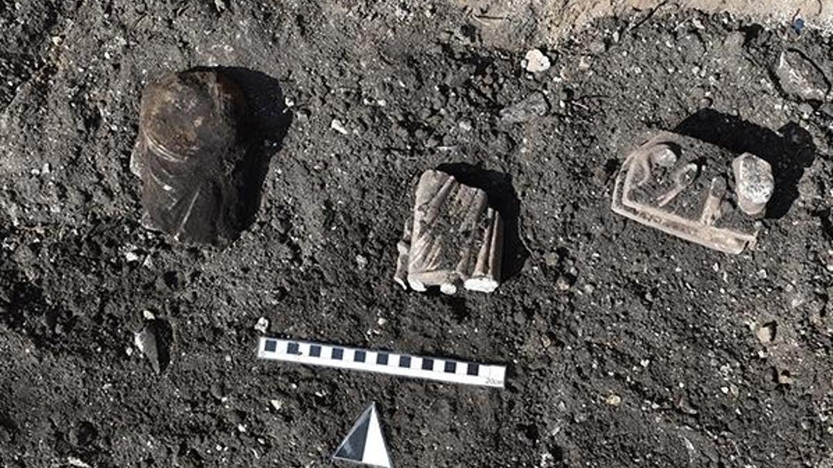 Kibyra Antik Kenti'nde sağlık tanrısı Asklepios heykelciği ve Serapis büstü bulundu