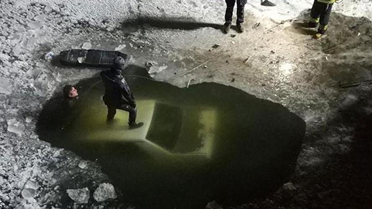 Erzurum'da inanılmaz olay! Buz kaplı gölün içinde hayatını kaybetti