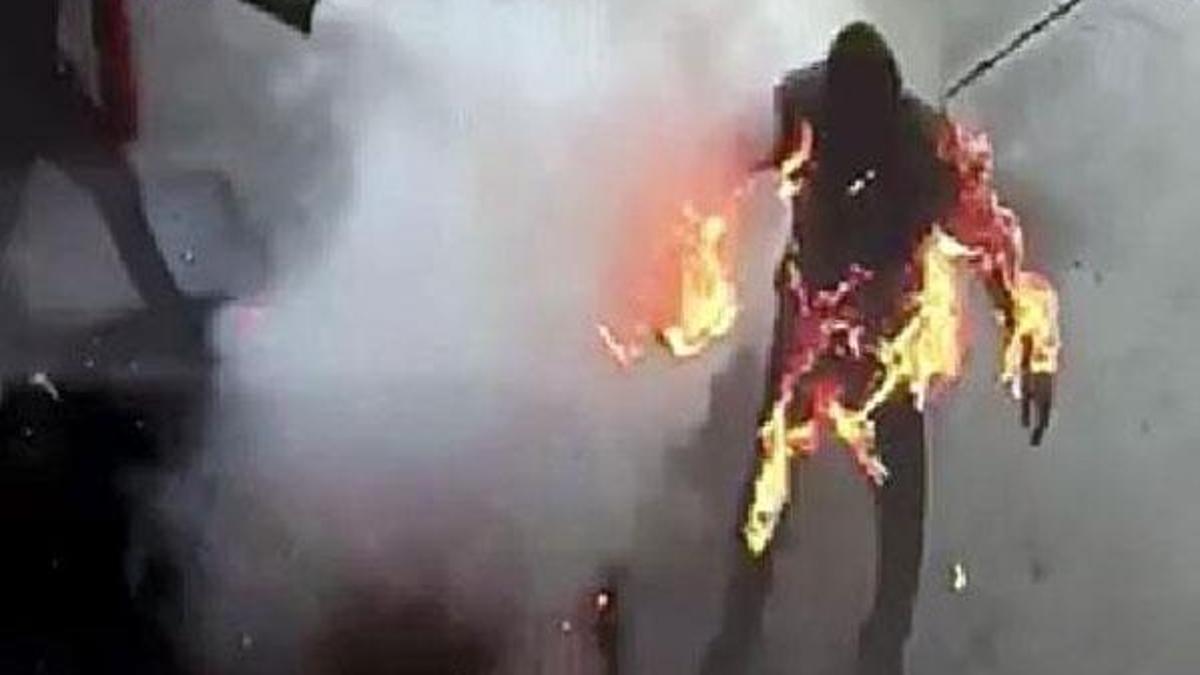 Kahramanmaraş’ta dehşet veren anlar! Alev topuna döndüler