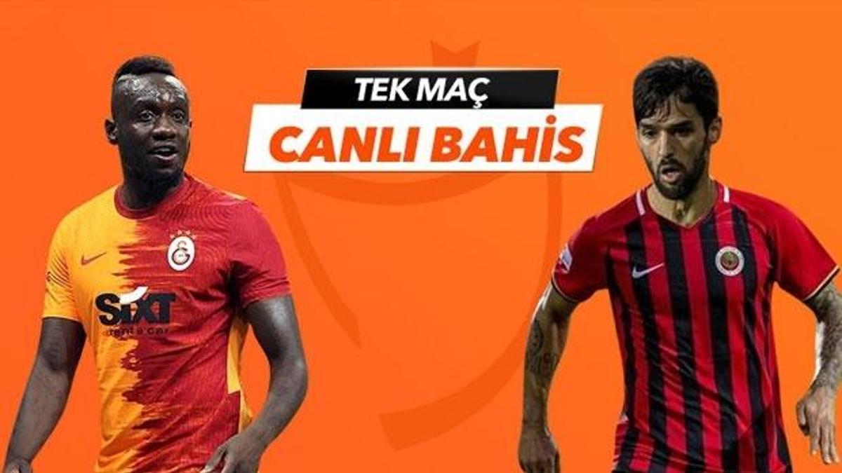 Galatasaray - Gençlerbirliği maçı Tek Maç ve Canlı Bahis seçenekleriyle Misli.com’da