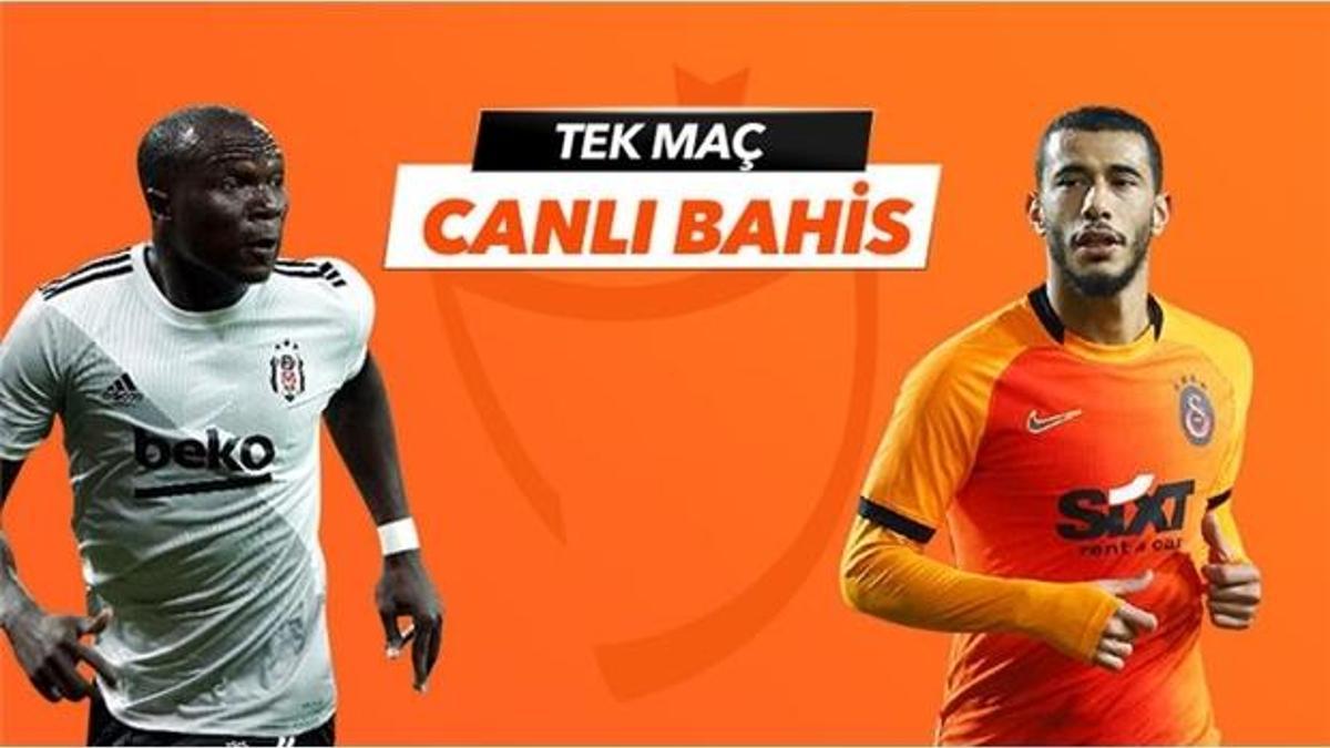 Beşiktaş - Galatasaray derbisi Tek Maç ve Canlı Bahis seçenekleriyle Misli.com’da