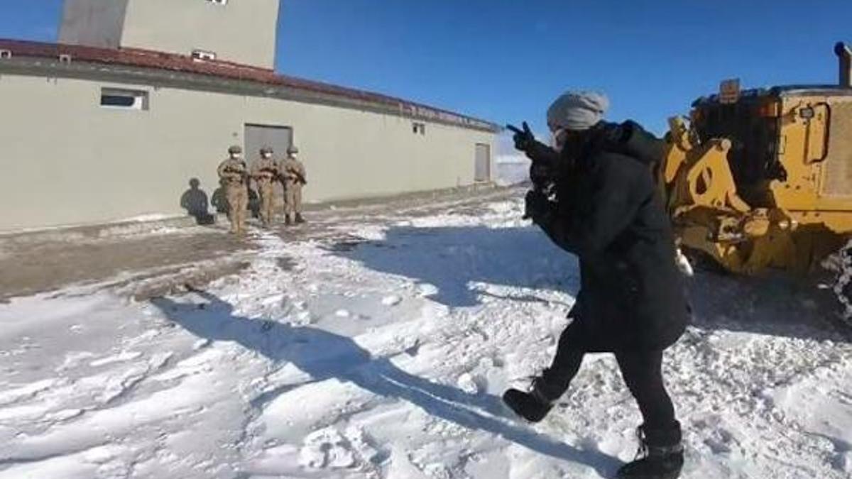 CNN TÜRK 'Eren Operasyonu' bölgesine gitti! -18 derecede...