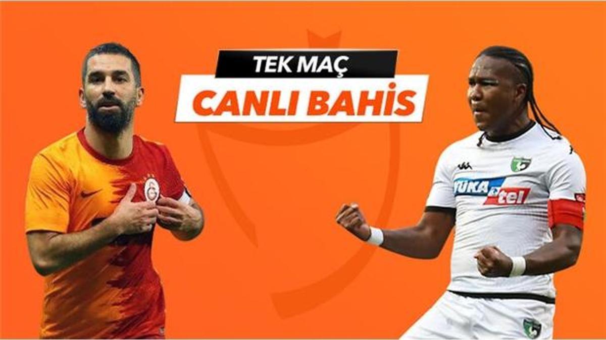 Galatasaray - Denizlispor maçı Tek Maç ve Canlı Bahis seçenekleriyle Misli.com’da