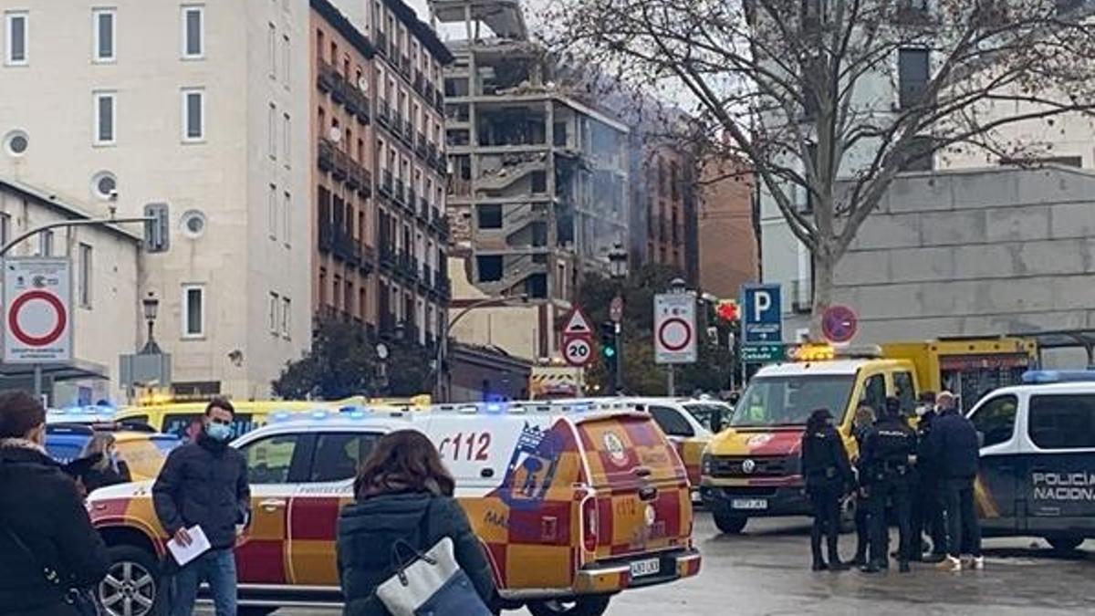 Madrid'de bir binada şiddetli patlama!