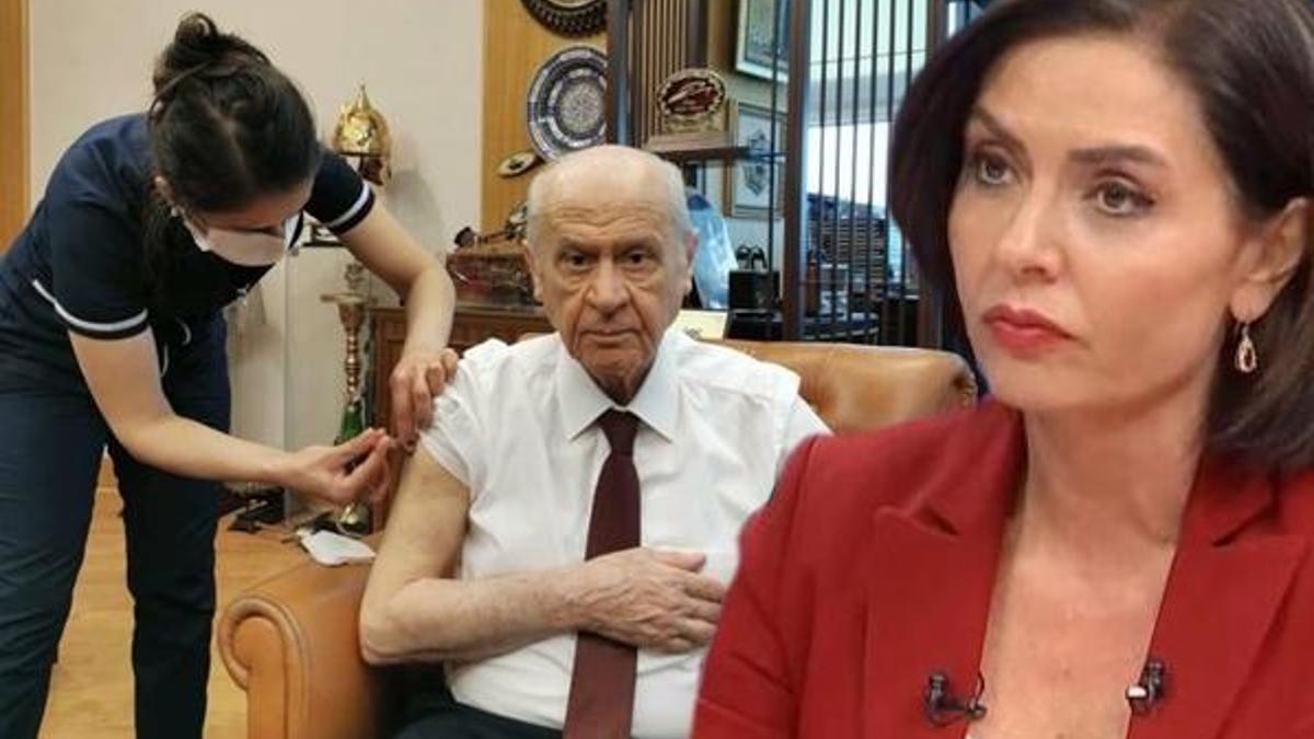 Özlem Gürses'in, Devlet Bahçeli'nin aşısını yapan hemşireyle ilgili iddiası olay oldu
