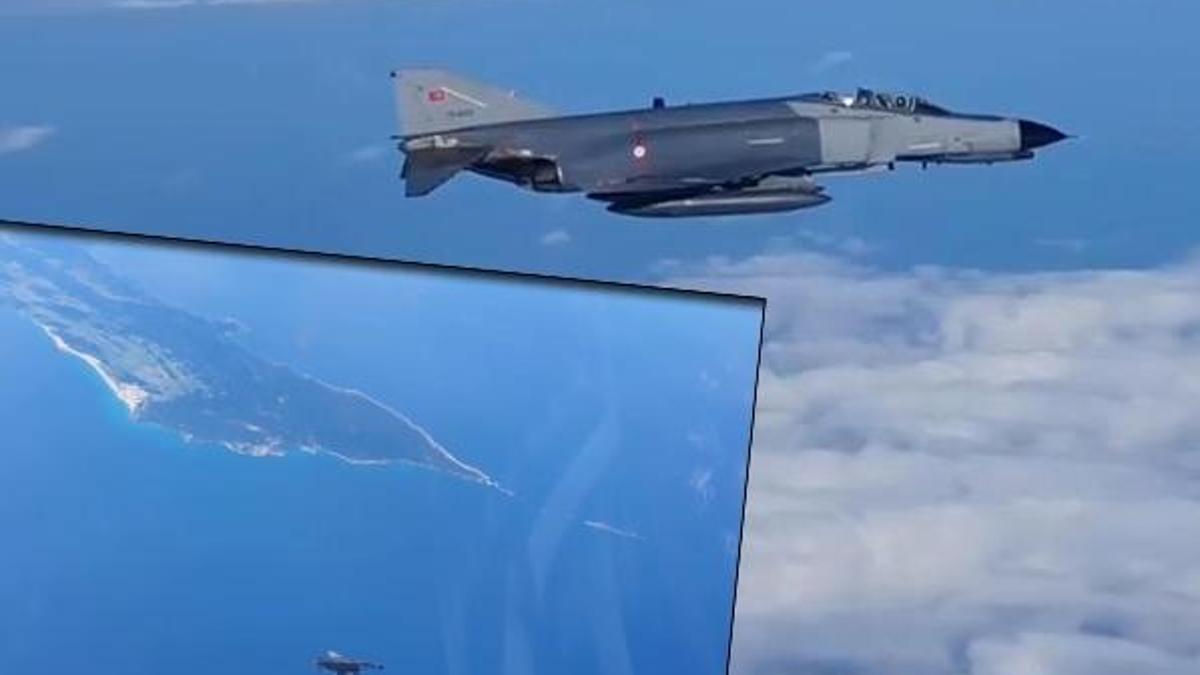Doğu Akdeniz'den sıcak görüntüler! MSB paylaştı, F-16'lar havalandı...