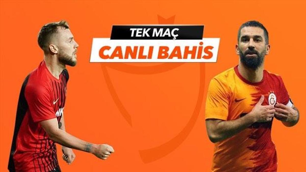 Gaziantep FK - Galatasaray maçı Tek Maç ve Canlı Bahis seçenekleriyle Misli.com’da