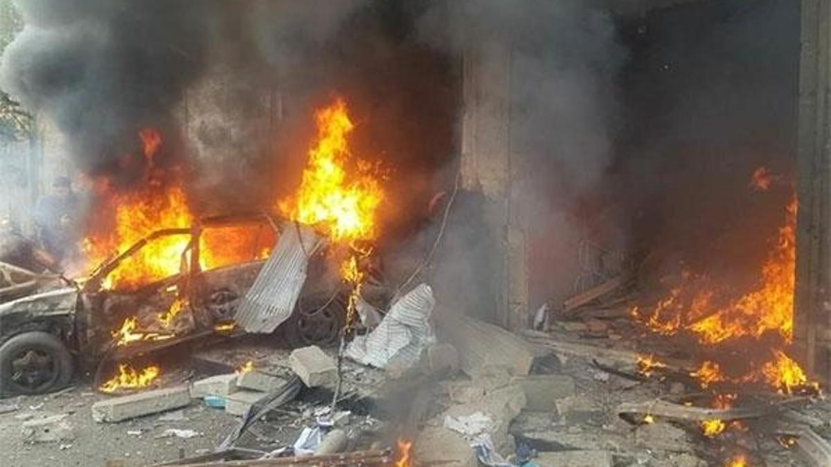 Azez'de bombalı saldırı! Ölü ve yaralılar var