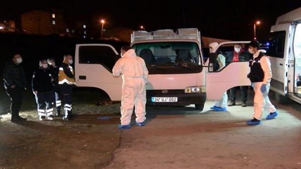 Avcılar'da eşi ve eniştesini öldüren kişi Başakşehir'de kamyonette ölü bulundu
