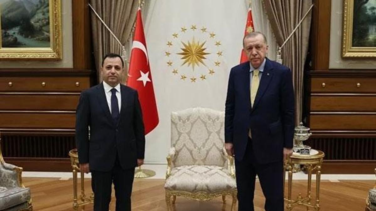 Cumhurbaşkanı Erdoğan, AYM Başkanı Arslan'ı kabul etti