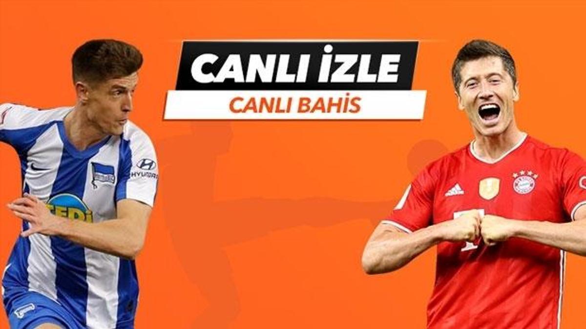 Hertha Berlin - Bayern Münih maçı Tek Maç ve Canlı Bahis seçenekleriyle Misli.com’da