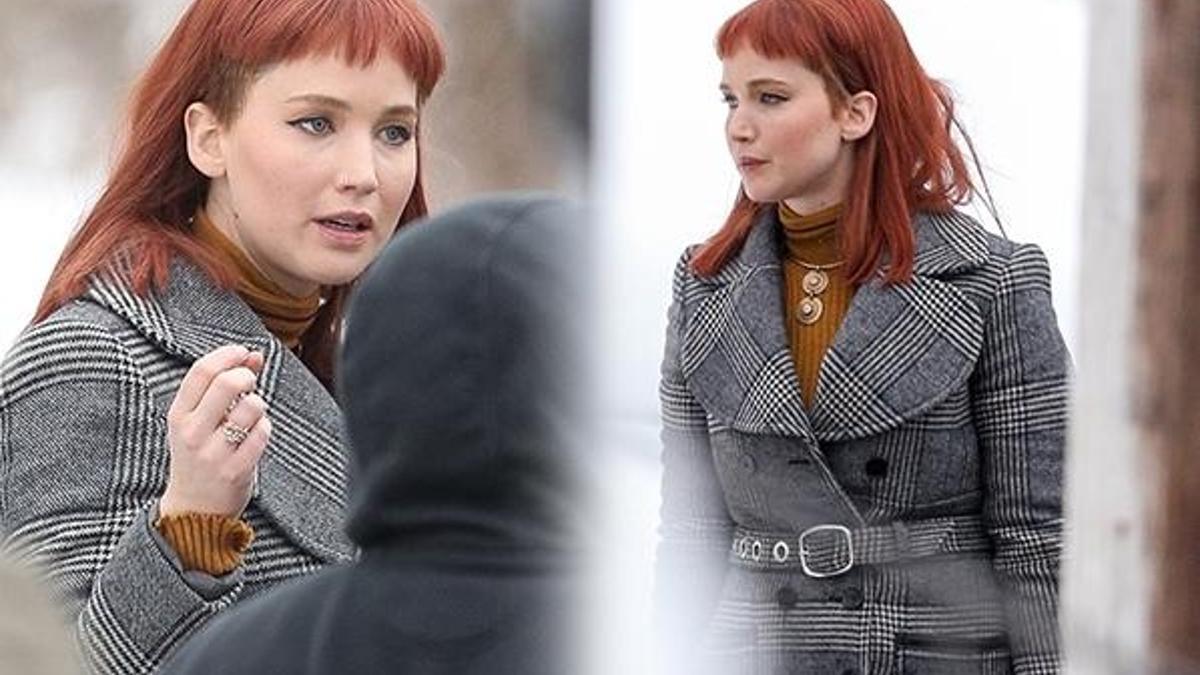 Jennifer Lawrence'ın yüzünü cam parçaları yaraladı! Sete ara verildi