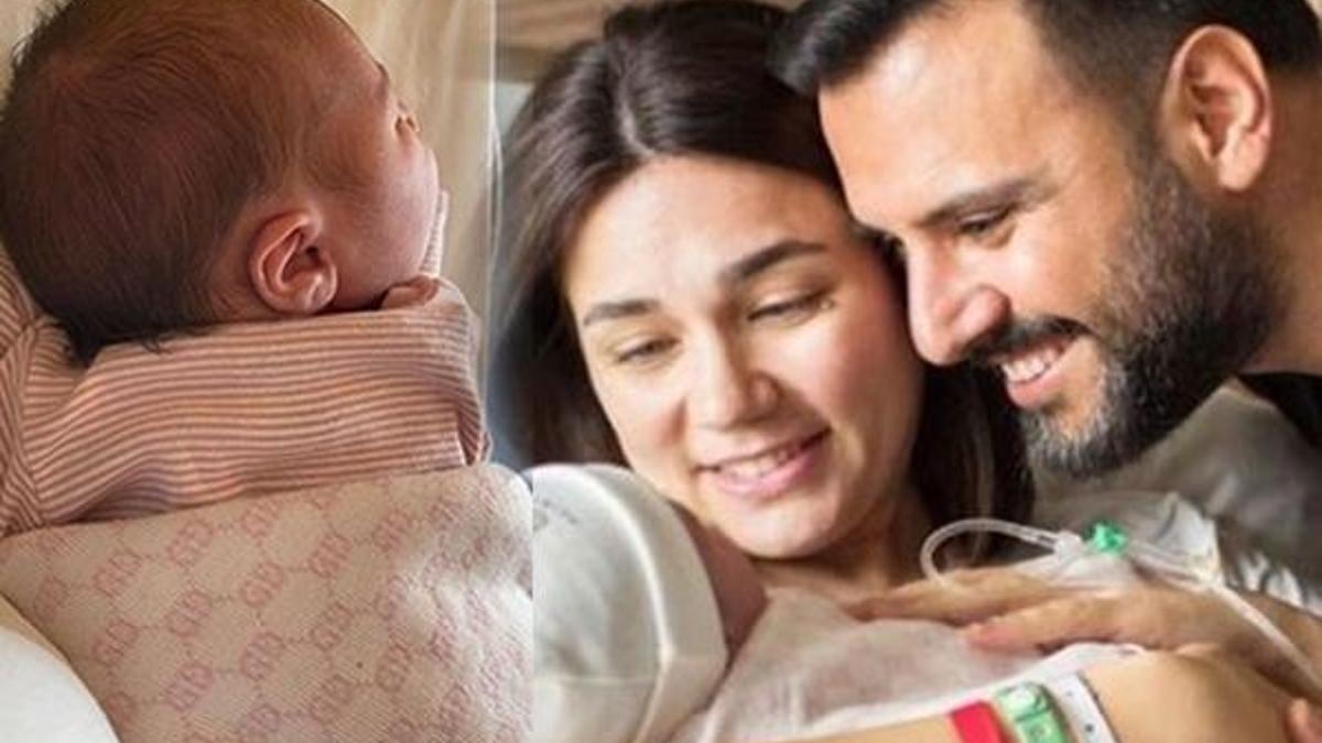Buse Varol ilk kez kızı Eliz'in fotoğrafını paylaştı!