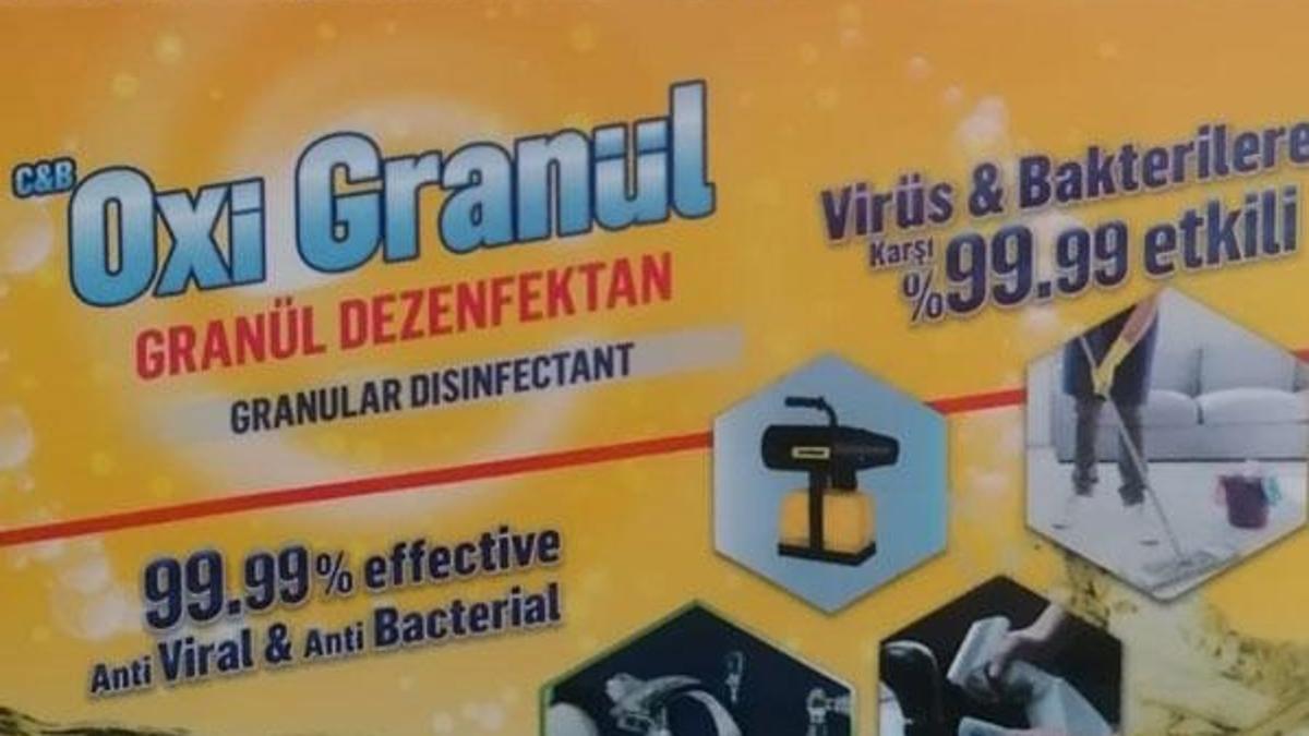Türk girişimciler su bazlı granül dezenfektan üretti