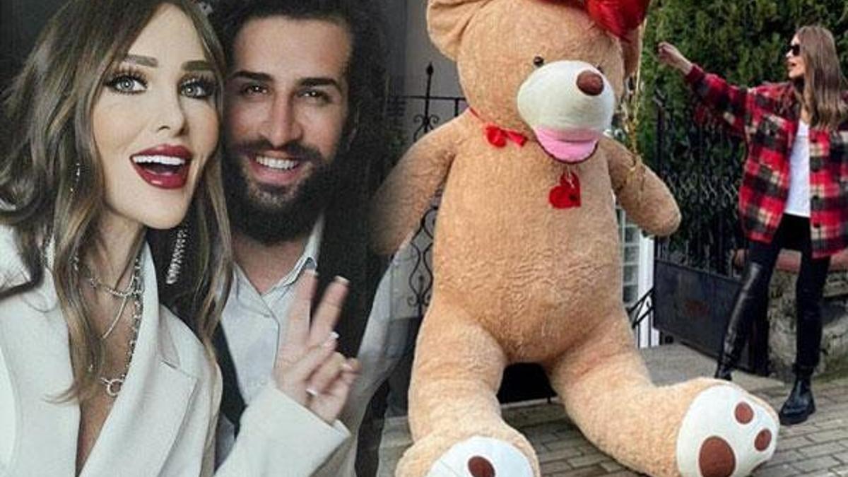 Seren Serengil evleniyor! Dev ayıcıklı evlenme teklifi...