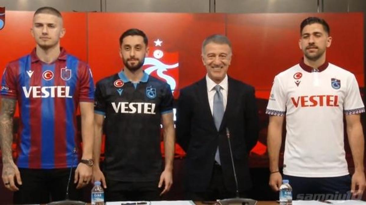 Trabzonspor'da 3 imza birden! '3'te 1 fiyatına bize geldi'