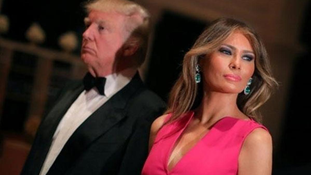 Trump'ın azil davası sürerken eşi Melania kaplıca keyfi yaptı