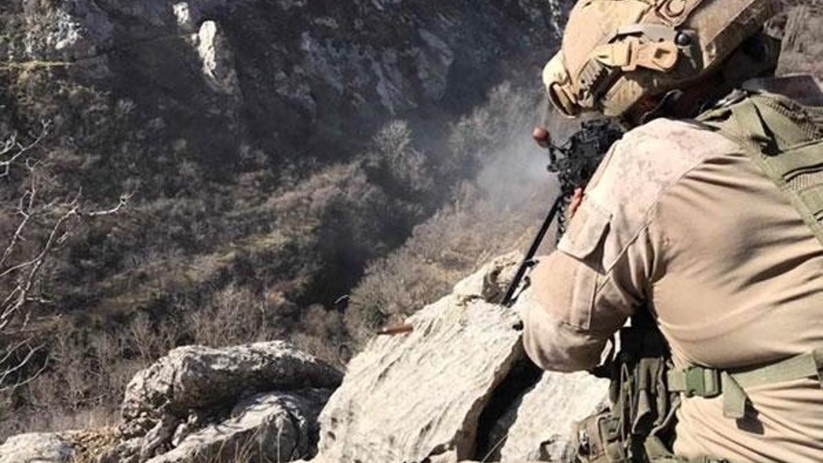 Terör örgütü PKK'ya darbe! 18 barınma alanı kullanılamaz hale getirildi